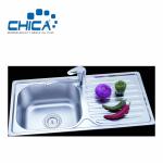 Hot Sale Stainless Steel Kitchen Sink Single Bowl Kitchen Sink Topmount Kitchen