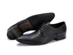 All Woven Bright Genuine Mens Leather Dress Shoes , Leather Oxfords Shoes For