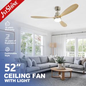 Wholesale Decorative Modern RoHS Remote LED Ceiling Fan 52 Inch With Light Mulit Colors from china suppliers