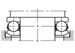 Thrust ball bearings with Spherical Outer Ring 53207