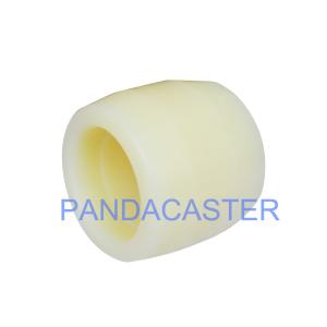 Wholesale PA Nylon Pallet Jack Wheels Rollers 80*70mm 600Kg White / Faint yellow from china suppliers