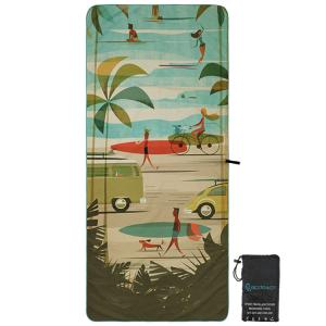 Wholesale Quick Dry Giant Sublimation Microfiber Beach Blanket Towel 31x63 Inch from china suppliers