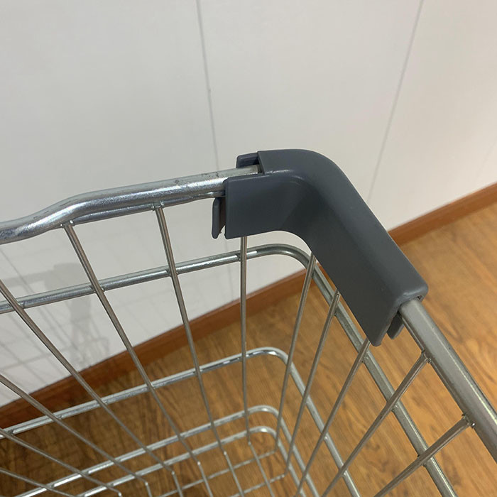 240L Australian Style General Purpose Supermarket Trolley With Grey Plastic Parts