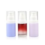 30ml 20ml Custom color skincare packaging lotion glass bottle pump wholesale