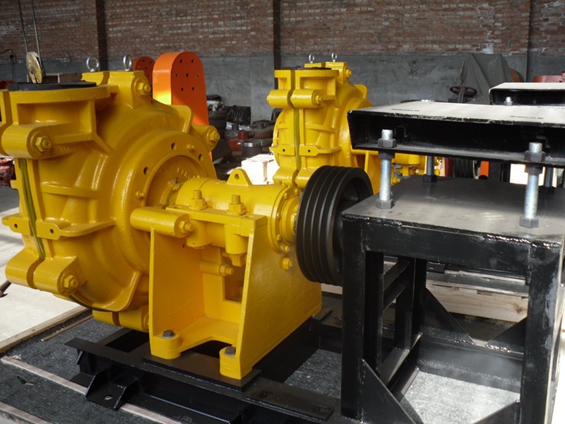 One Stage Horizontal Slurry Pump Centrifugal With Interchangable Wet Parts