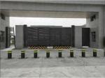 Automatic Concrete Hydraulic Road Blocker High Security Vehicle Parking Bollard