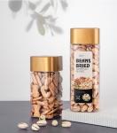 2.4in Square Clear Plastic Storage Jars 250g Dry Fruit Leisure Food Moisture