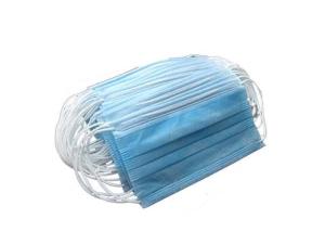 Wholesale OEM Blue And White Earloop Disposable Masks For Restaurants , Beauty Salons from china suppliers