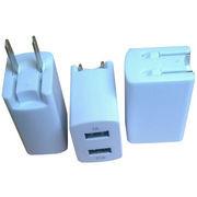 Wholesale 5V 3.1A Mini Dual USB Wall Charger from china suppliers