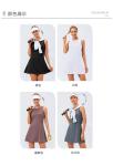 One Piece Floral Casual Dress Naked Feeling Anti Slip Ladies Golf Skorts