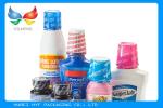 45mic PVC Bands Heat Shrink Film Rolls For Shrinkable Bottle Sleeves