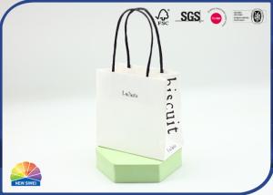 Wholesale Customized Logo Printed Paper Shopping Bags With Handle Food Grade from china suppliers