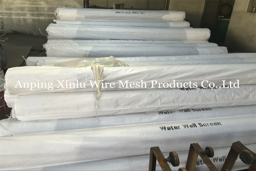 14 Inch Wire Wrapped Screens Q195 Low Carbon Galvanized Water Well Screens