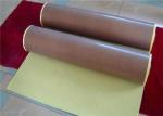 Anti - aging Adhesive + Paper PTFE Coated Fiberglass Fabric Smooth Surface