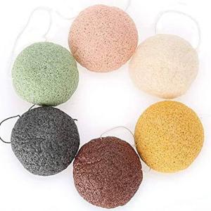 Wholesale Round BSCI Natural Konjac Sponge Body Cleaning Exfoliating Puff Sponge from china suppliers