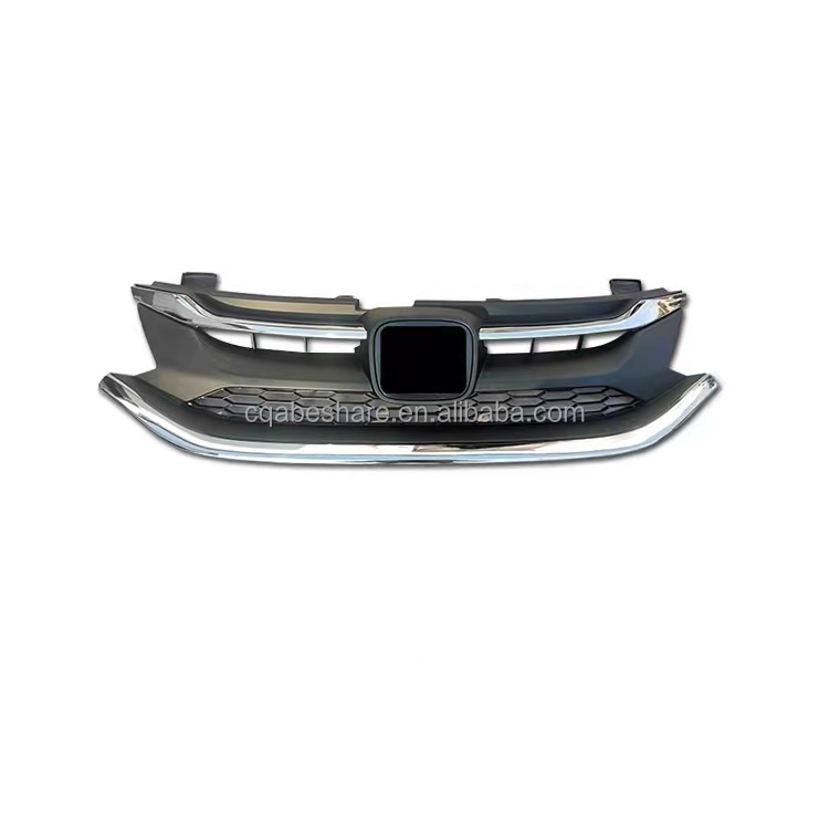 CLA Honeycomb Matt Black Car Chrome Front Grille for Honda Jade 2017 2018 2019 2020 FR1 71121-T4N-H71