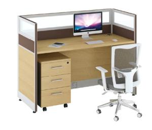 Wholesale modern office galss partition table furniture from china suppliers