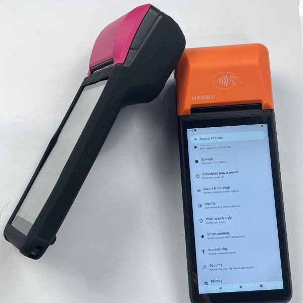 Android 14 Payment POS WiFi Mobile Point Of Sale System Customized With 3.8V 6400mAh Battery