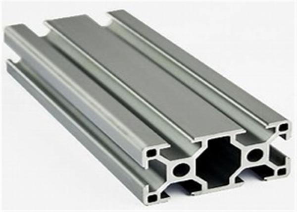 Quality Construction Stock Aluminum Extrusion Profiles , 6005a Extruded Aluminium Channel for sale