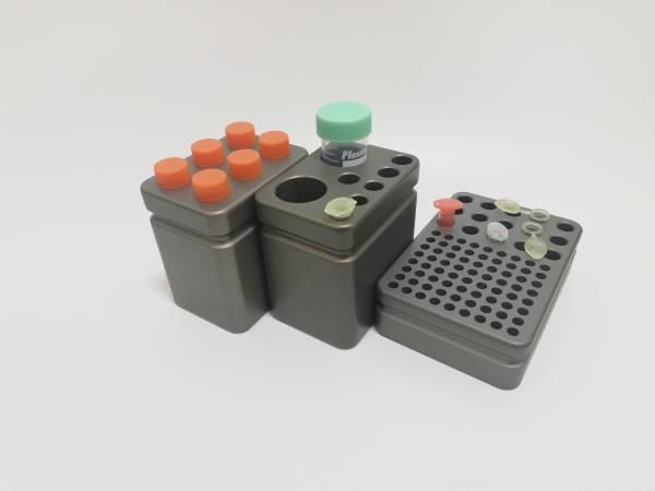 Experiment Metal Test Tube Rack , 6*15ml metal Centrifuge Tube Holder Cooling