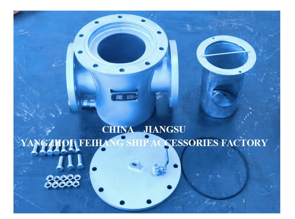 SS316L Marine Sea Water Strainer BLS125 PN1.0 CB/T497-2012 For Bulk Seawater Pump Inlet