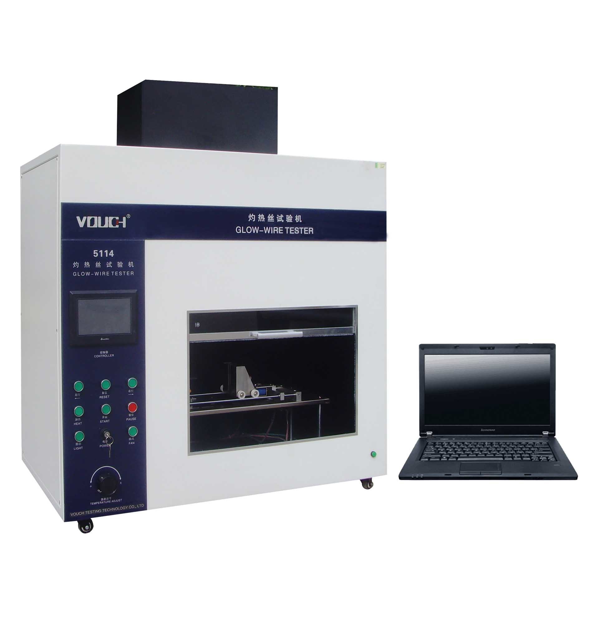 Coil Ignitable Glow Wire Ignition Test Programmable Sus304stainless Steel Standard Gb5169