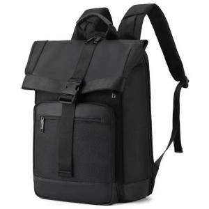 Wholesale Nylon Roll Top Tuck Pack Rucksack With Buckle Cover Large Capacity Outdoor Travel Business Laptop Backpack from china suppliers