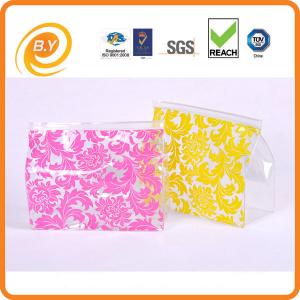 Wholesale RoHS 0.25mm Cosmetic PVC Bag , Recyclable EN71 EVA Cosmetic Bag from china suppliers