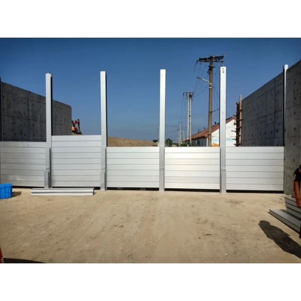 No Visual Interference Glass Flood Barrier Demountable Flood Barrier