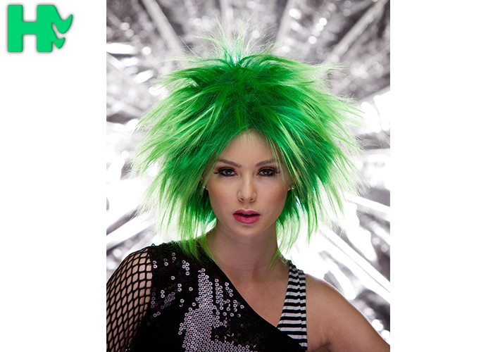 Crazy Style Synthetic Cosplay Wigs Black And White Color For Halloween Wigs