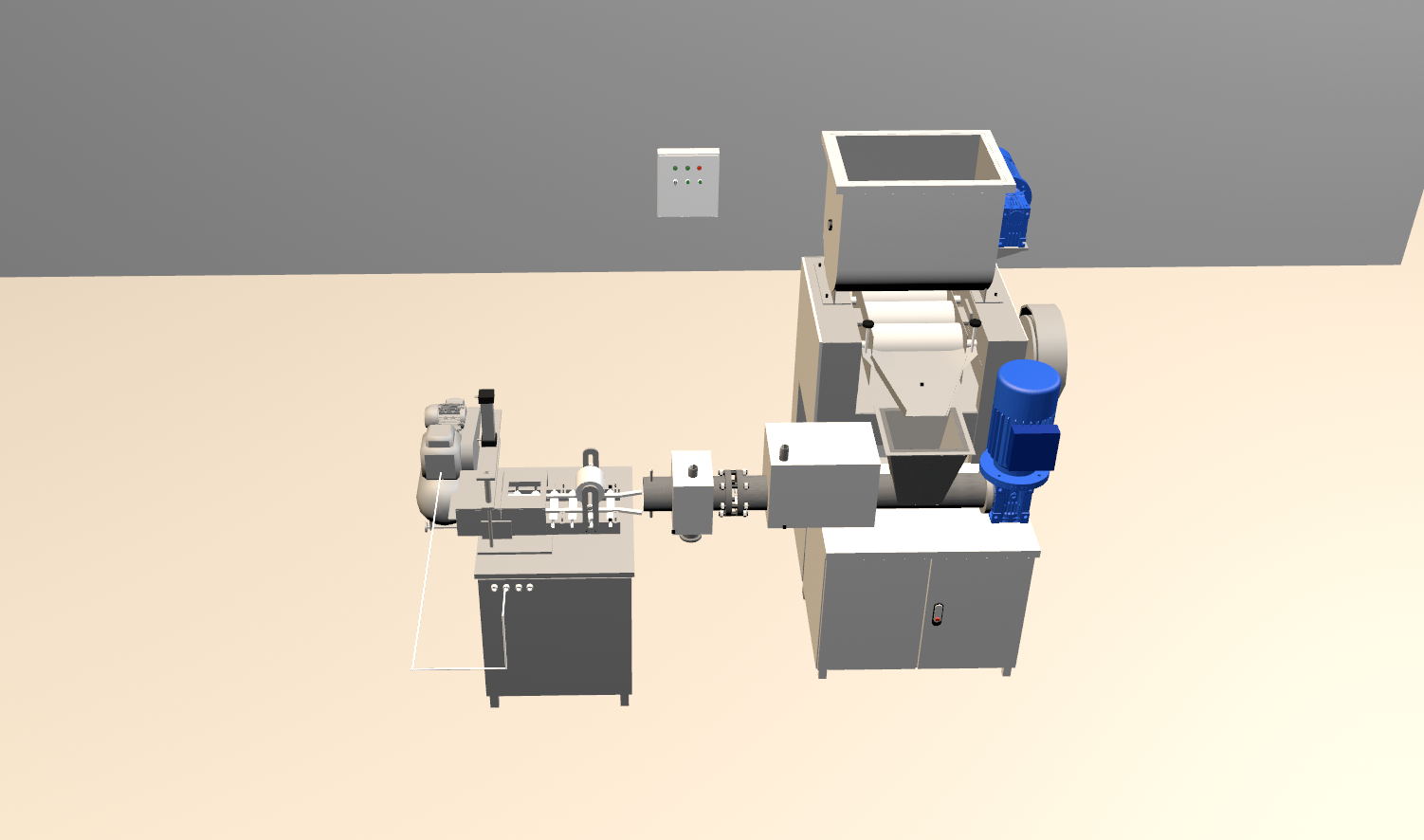 Small scale soap making machine suitable for startups to produce both laundry soap and toilet soap