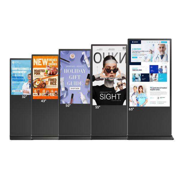50 Inch Floor Standing Digital Signage For Educational / Film Promotion