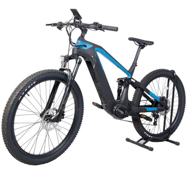 Carbon Fiber Frame Electric Mountain Bike 29 Inch 11 Speed for 30-60km Range and