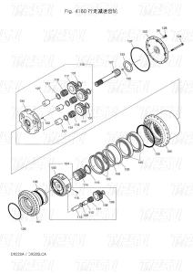 Wholesale Heavy Duty Steel K9007404 170402-00028 DX225 Excavator Travel Drive Catalog Excavator Travel Motor from china suppliers
