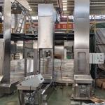 Stainless steel grain particle powder material inclined automatic feeding