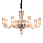 Luxury Modern Flower Glass Hanging Light For Restaurant Living Room Bar