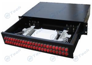 Wholesale Exquisite FC Fiber Optic Patch Panel / 2U 48 Port Patch Panel Small Dimension from china suppliers