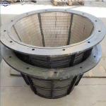 Stainless Steel Centrifuge Wedge Wire Basket For Industry Centrifuge Basket