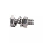 Inconel 625 Steel Hexagonal Bolts And Nuts UNS N06625 Fasteners Screws 2.4856