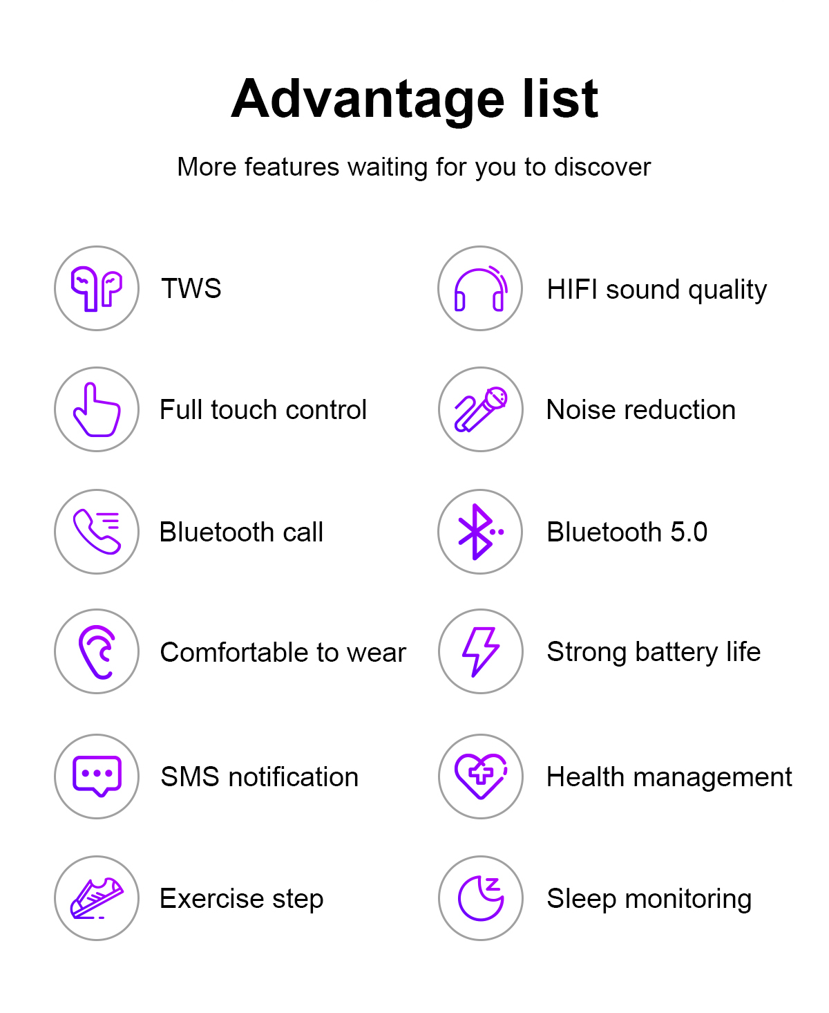 Earbuds 2 In 1 Waterproof Sports Smartwatch for Couples Blood Pressure Monitor