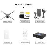 16Gb Card Ventilador Holographic Hologram Advertising Led Fan Display 3D