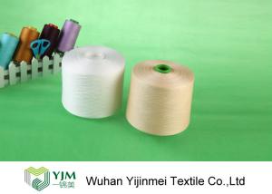 Wholesale Colorful Dyed / White Polyester Weaving Yarn Z Twist Paper Or Plastic Core from china suppliers