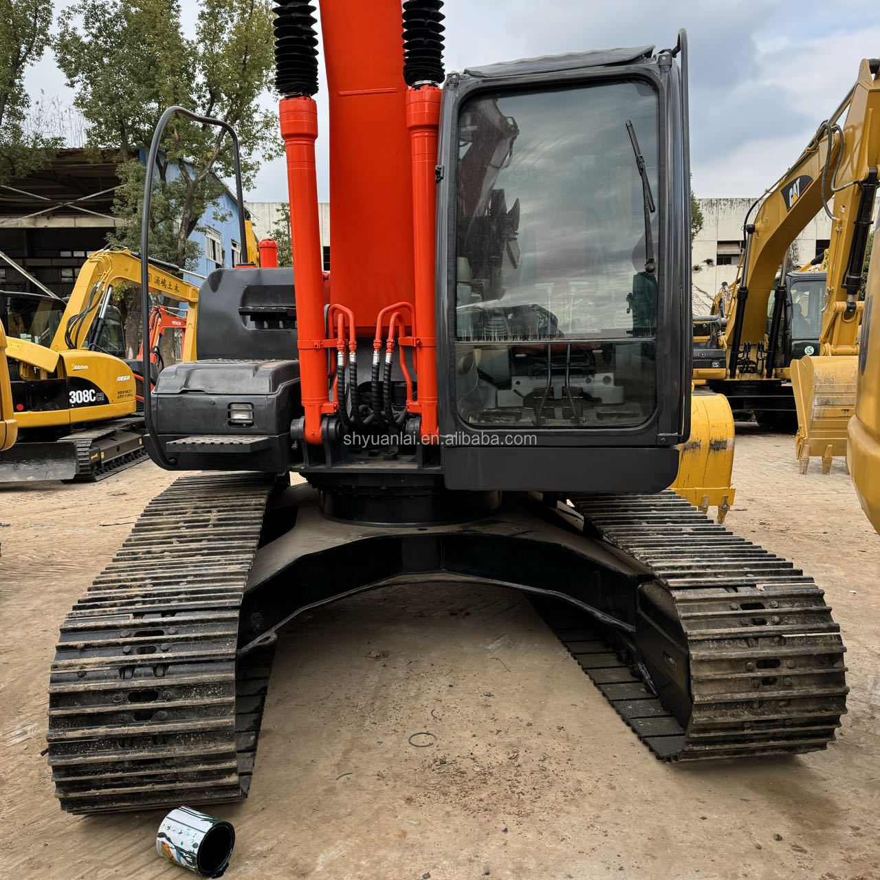 122KW Second Hand ZX200 Excavator 0.8m3 Bucket Capacity In Excellent Condition