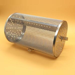 Wholesale Stainless Steel Rotisserie Oven Basket for Roasting Baking Nuts Coffee Beans from china suppliers