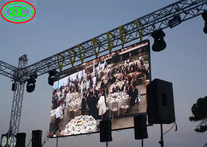 High Resolution IP65 Large Size Outdoor Full Color LED Display Video Wall For Outdoor Stage
