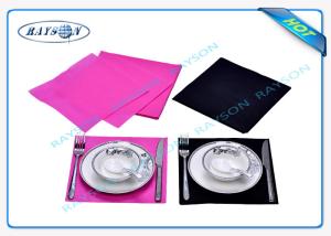 Wholesale TNT Non Woven Waterproof Tablecloth Disposable For Napkin from china suppliers