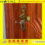 Waterproof Aluminum Room Door Interior Painting Surface Bathroom Door