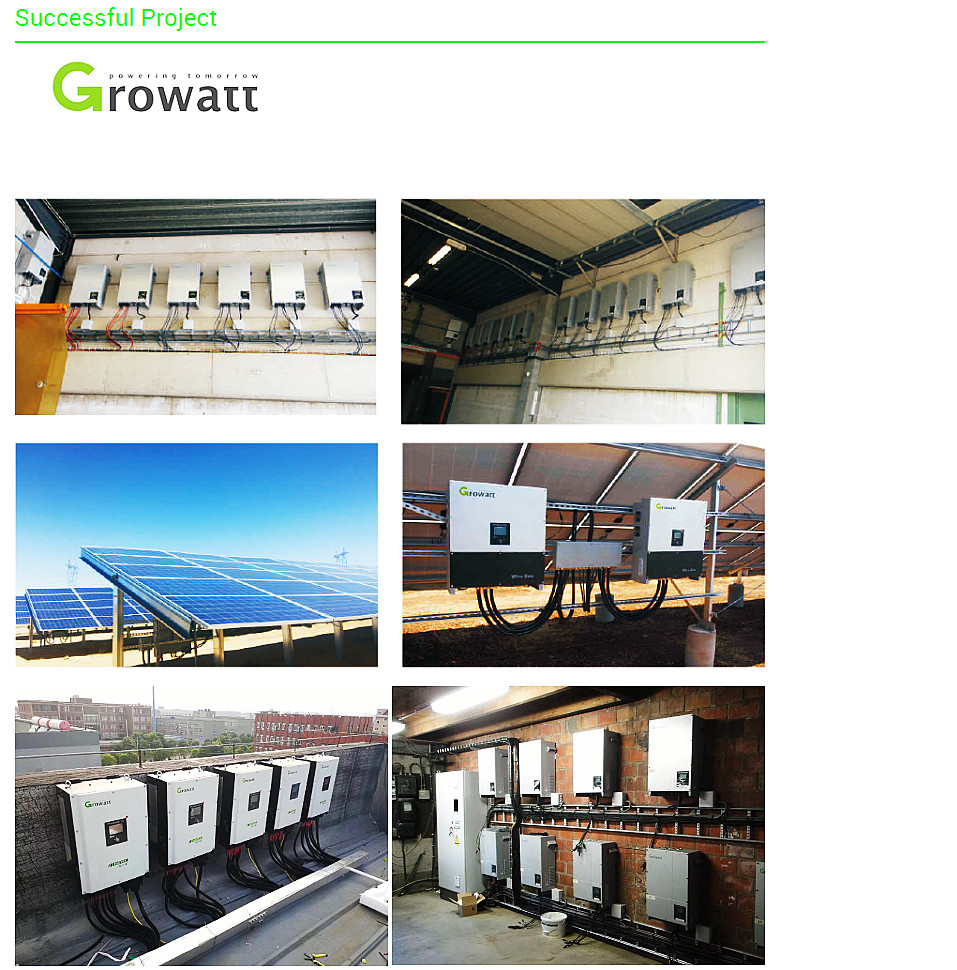 3000w 3500w 5000w Growatt Off Grid Inverter Single Phase SPF 3000-5000 ES