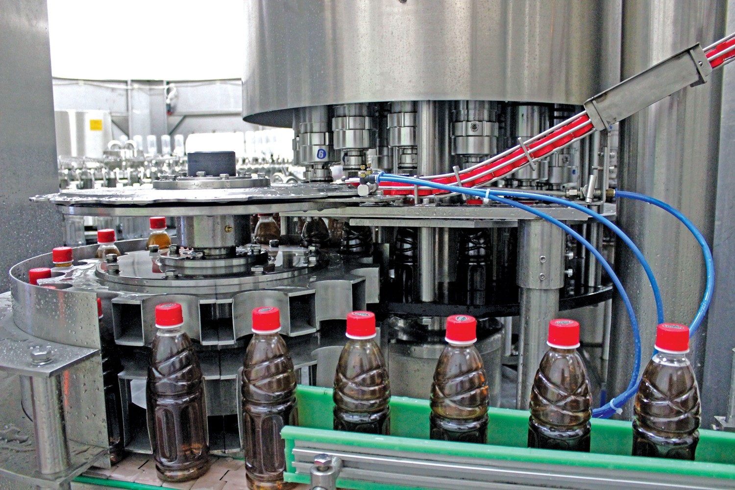 Juice Tea Drink Monoblock Filling And Capping Machine