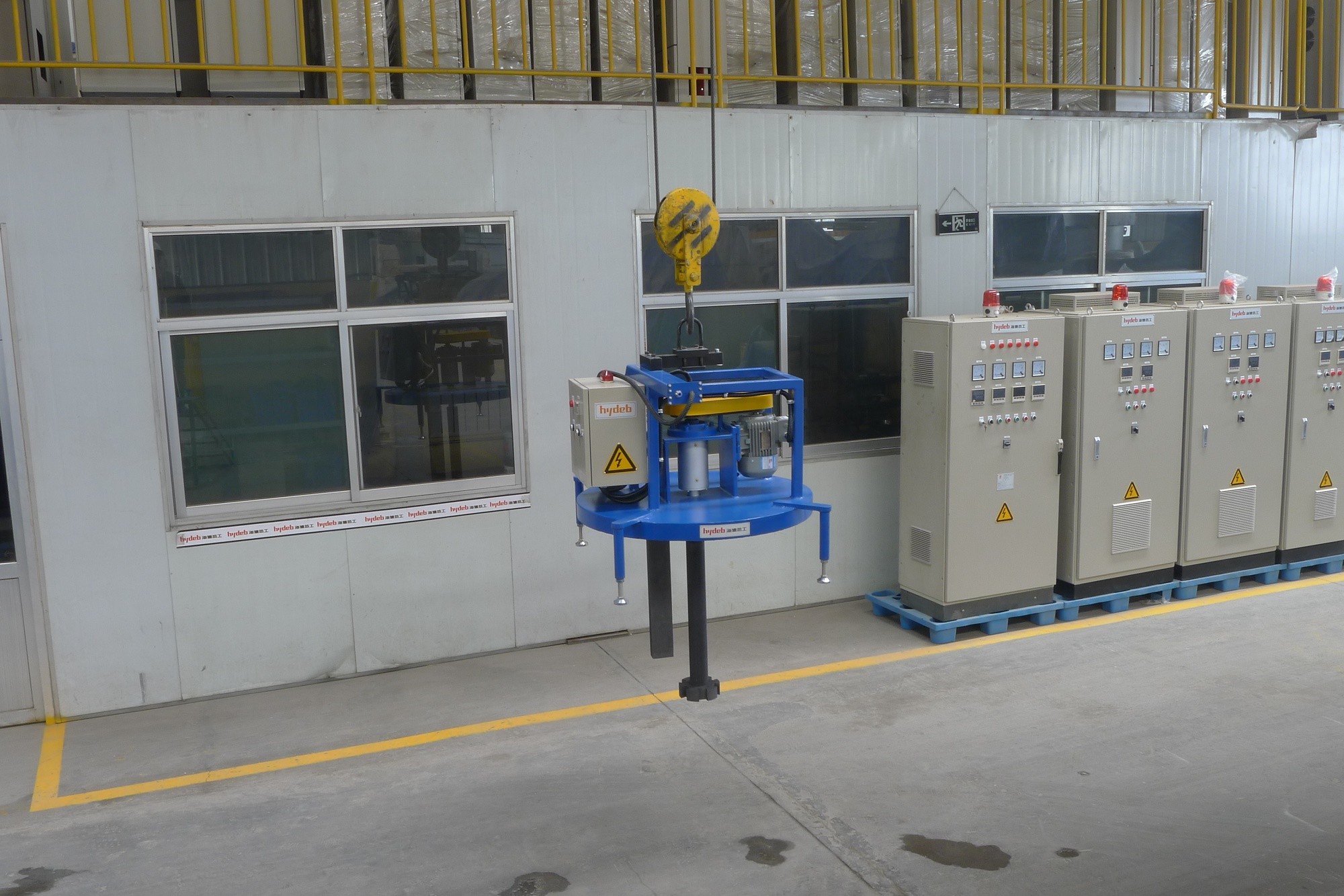 50Hz Rotary Degassing Unit With Graphite Rotor Speed Adjustment And Three-phase Four-wire Power Supply